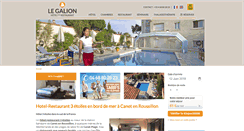 Desktop Screenshot of fr.hotel-le-galion.com